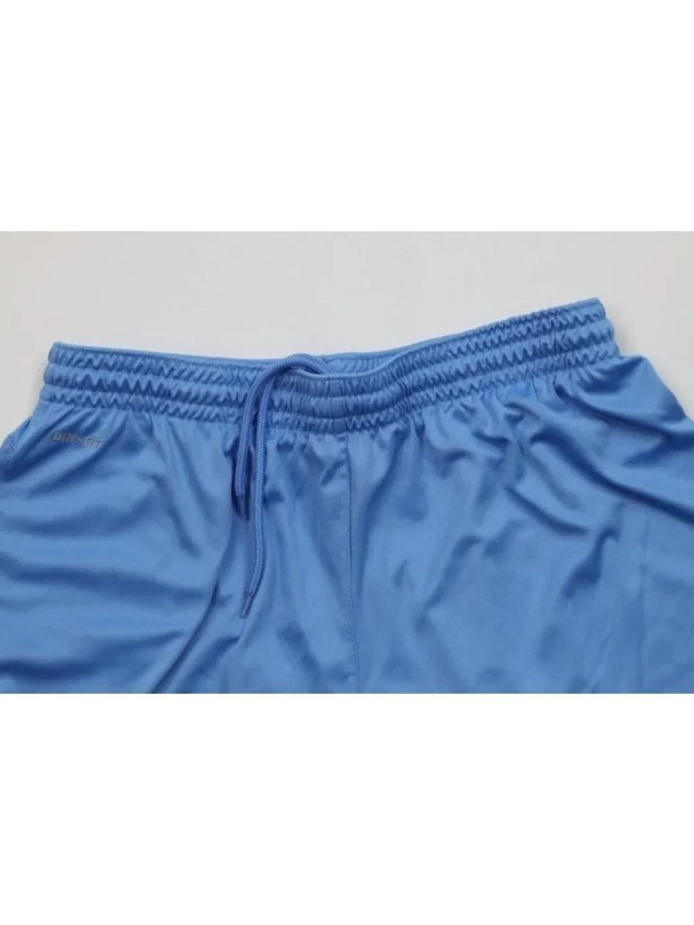 Vintage Y2K Nike Mens Medium Above Knee Running Jogging Soccer Shorts Light Blue